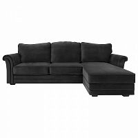 диван sydney угловой черный в Нижневартовске