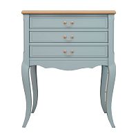 голубая тумба leontina на 3 ящика голубая в Нижневартовске