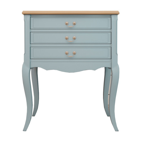 голубая тумба leontina на 3 ящика голубая в Нижневартовске