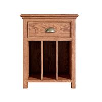 тумба прикроватная palermo natural с ящиком коричневая в Нижневартовске