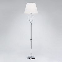 торшер eurosvet madera 01056/1 хром/прозрачный хрусталь strotskis в Нижневартовске