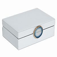 шкатулка для украшений белая 20x7,5x14 см в Нижневартовске