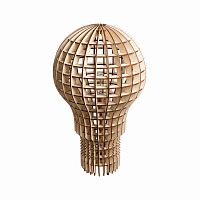 напольная лампа лампочка ильича светлое дерево в Нижневартовске