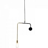 подвесной светильник pendulum черный, золото, мрамор в Нижневартовске