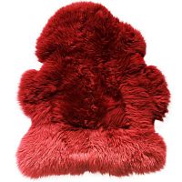 меховой коврик из овчины вишня 95х55 см в Нижневартовске
