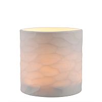 подсвечник белый стеклянный fontana m от eichholtz, 20 см в Нижневартовске