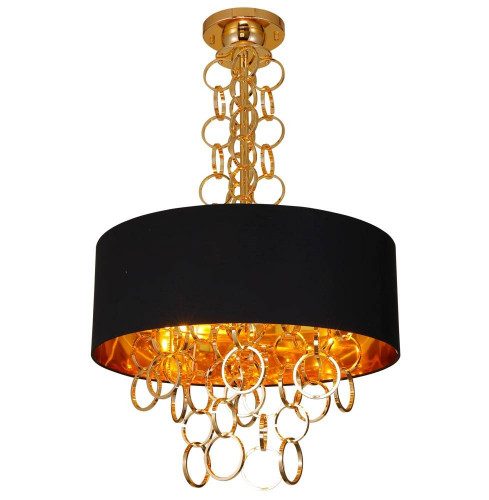 люстра дизайнерская properly черная с золотом в Нижневартовске