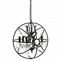 люстра foucault orb crystal vol. viii чёрная, прозрачная в Нижневартовске