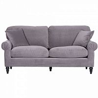 диван «шанталь» двухместный прямой серый в Нижневартовске