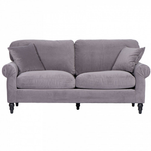 диван «шанталь» двухместный прямой серый в Нижневартовске