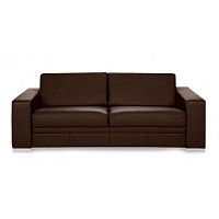 диван «алисия шоко» раскладной прямой коричневый в Нижневартовске