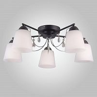 потолочная люстра eurosvet campana 70094/5 черный в Нижневартовске