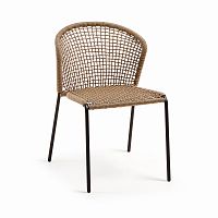 mathew стул металлический серый канат бежевый от la forma (ex julia grup) в Нижневартовске