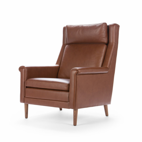 кресло grace кожа коричневое в Нижневартовске