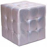 пуф шарм-дизайн квадро серебро в Нижневартовске