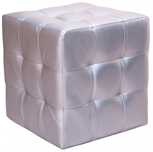 пуф шарм-дизайн квадро серебро в Нижневартовске