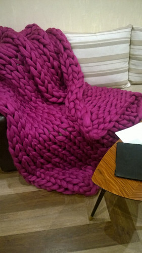 плед нежность бордовый малый в Нижневартовске