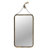 зеркало настенное деревянное со скругленными углами и подвесом bronza в Нижневартовске