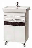 тумба для ванной комнаты с раковиной акваль токио 60 (60.00.02.n), умывальник бергамо-л 60 в Нижневартовске