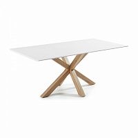 стол arya 200x100 лаковый белый c429l05 от la forma (ex julia grup) в Нижневартовске