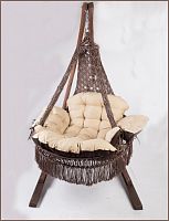 подвесное кресло качели cartagena с подушками без каркаса в Нижневартовске