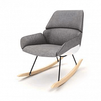 кресло bay на полозьях серое в Нижневартовске