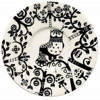 блюдце под чашку для кофе эспрессо taika черно-белое в Нижневартовске