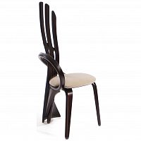 стул brazo m белый с ножками черный глянец в Нижневартовске