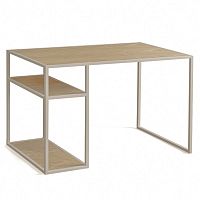 рабочий стол romero темный дуб на светлом каркасе в Нижневартовске