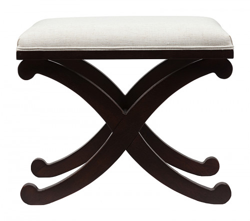 табурет x-leg stool белый лен в Нижневартовске