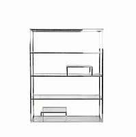 стеллаж, цвет хром 140*38*180см в Нижневартовске