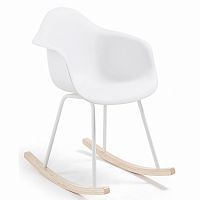 кресло-качалка kenna пластик белый от la forma (ex julia grup) в Нижневартовске
