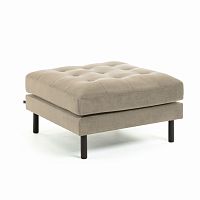 пуф квадратный bogart, ткань темно-коричневый от la forma (ex julia grup) в Нижневартовске