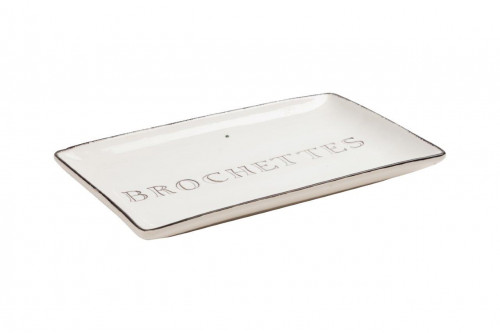 декоративное блюдо brochettes white в Нижневартовске