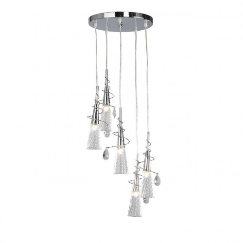 люстра дизайнерская already хром прозрачная в Нижневартовске