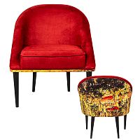 кресло «бульвар в париже» красное в Нижневартовске
