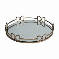 зеркальный поднос brenna круглый в Нижневартовске