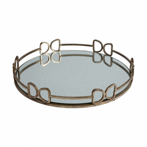 зеркальный поднос brenna круглый в Нижневартовске