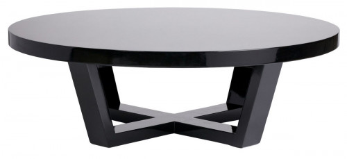 стол журнальный hamilton black varnish чёрный в Нижневартовске