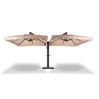 зонт рим 2 купола на металлической опоре в Нижневартовске