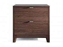 прикроватная тумба case темно-коричневая в Нижневартовске