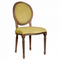 стул с овальной спинкой медальон светлый лен в Нижневартовске