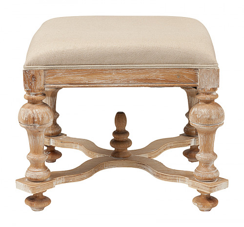 табурет деревянный мягкий бежевый baroque в Нижневартовске