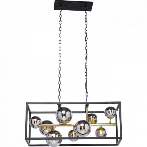 подвесная люстра balloon шар черная со светодиодами в Нижневартовске