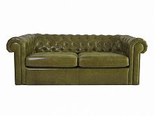 диван chesterfield прямой оливковый в Нижневартовске