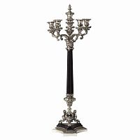 канделябр серебряный классический на 4 свечи pantheon от eichholtz, 72 см в Нижневартовске