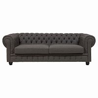 диван честерфилд sir william прямой серый в Нижневартовске