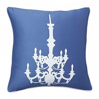 подушка с рисунком канделябра chandelier diamond-blue в Нижневартовске