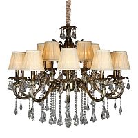 подвесная люстра omnilux catanzaro oml-30813-15 бежевая в Нижневартовске