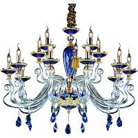 подвесная люстра divinare simona 5125/11 lm-15 синяя в Нижневартовске